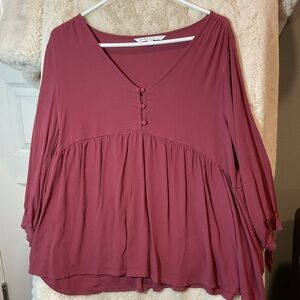 The nines by hatch tie 3/4 sleeve creep